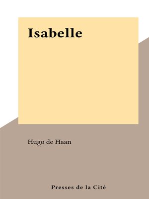 cover image of Isabelle